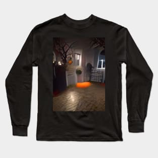 GREEK COURTYARD AT HALLOWEEN Long Sleeve T-Shirt